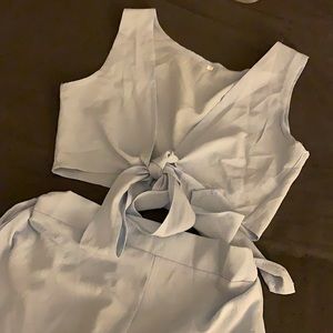 Light blue two piece set